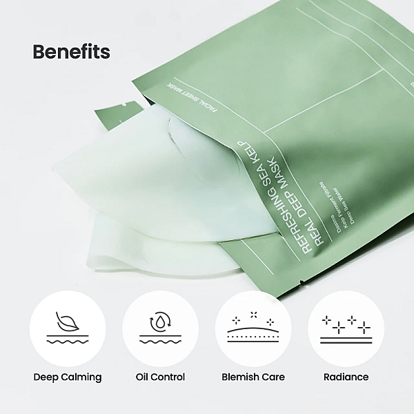 Masca cu alge marine Refreshing Sea Kelp Real Deep Mask