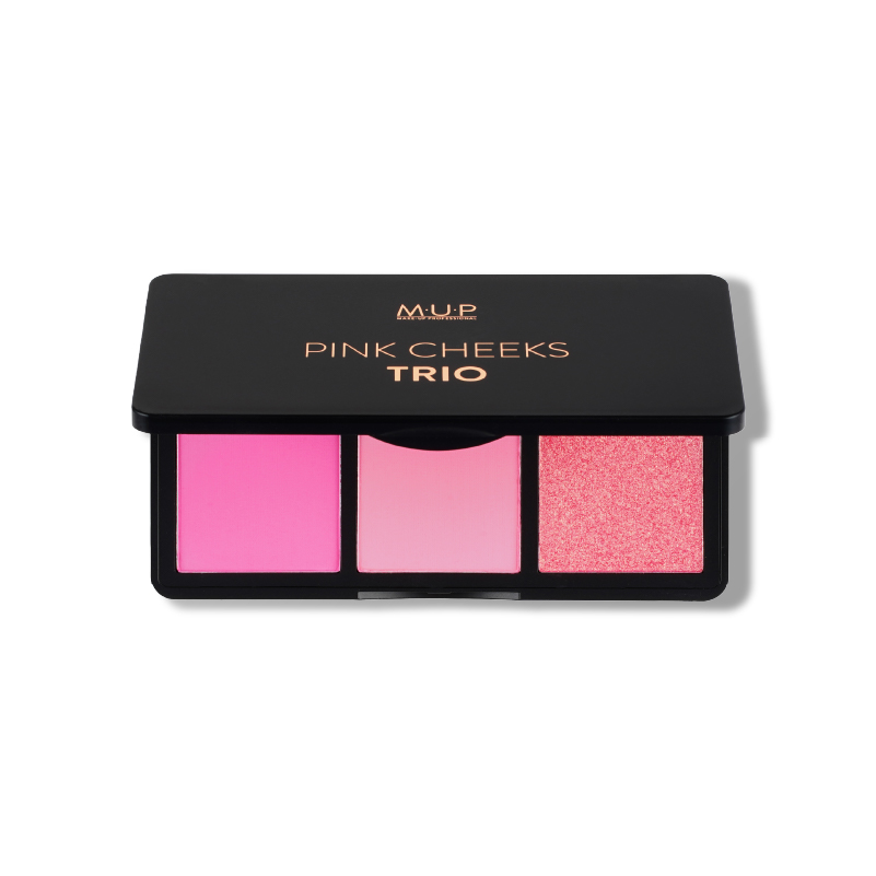 MUP / Paleta blush pink cheeks trio