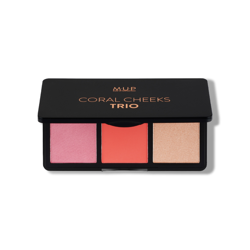 MUP / Paleta blush coral cheeks trio