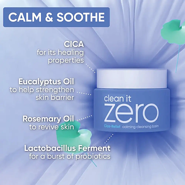 Balsam calmant pentru curatare si demachiere cu Centella Asiatica Clean It Zero Calming Balm