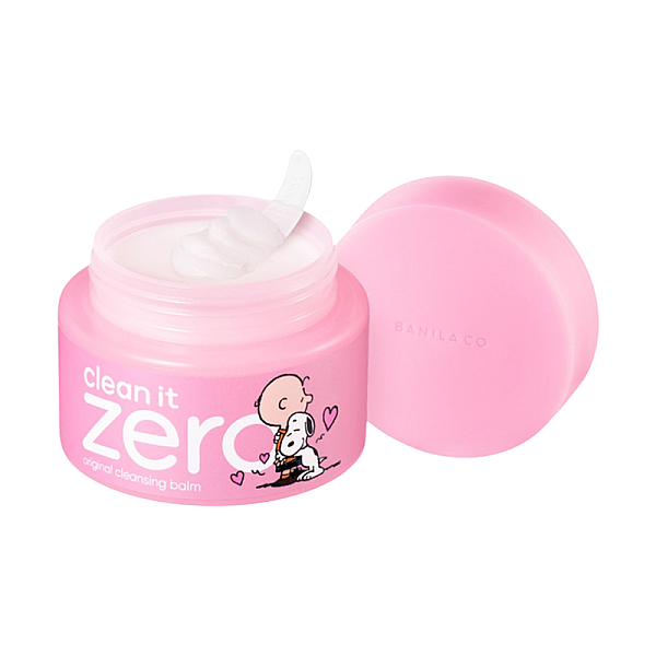 Set Balsam pentru curatare si demachiere Clean It Zero Original Balm Snoopy Edition + Mini oglinda