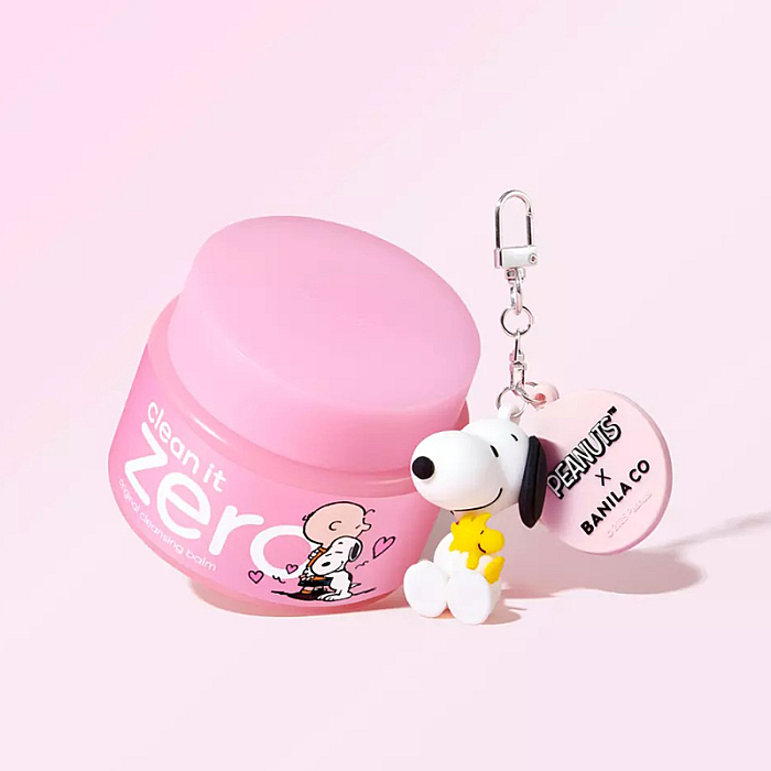 Set Balsam pentru curatare si demachiere Clean It Zero Original Balm Snoopy Edition + Mini oglinda
