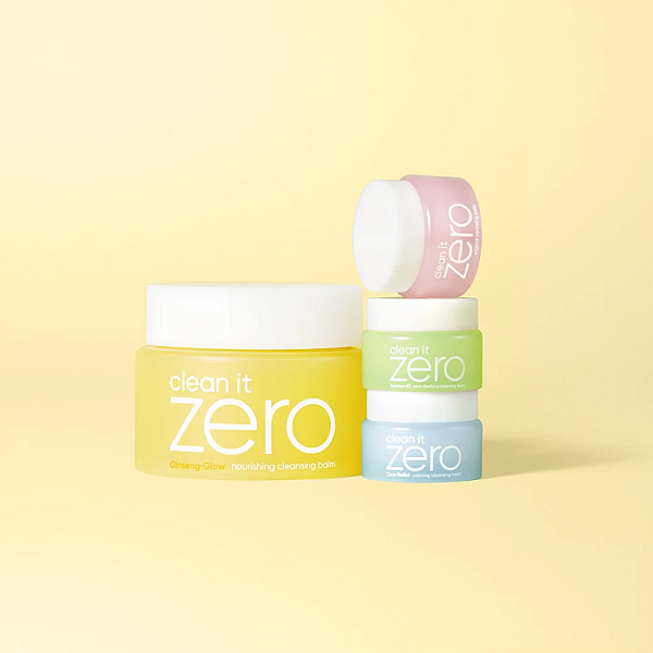 Set Balsamuri demachiante Clean It Zero - Nourishing 100ml, Original 7ml, Pore Clarifying 7ml, Calming 7ml