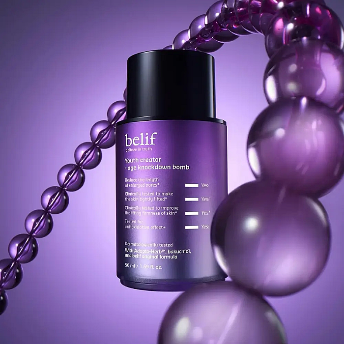 Ser de fata anti-aging cu bakuchiol si niacinamide Age Knockdown Bomb