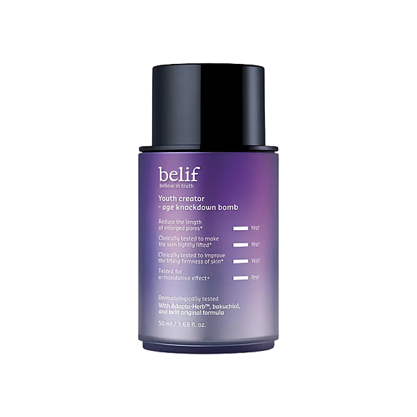 Ser de fata anti-aging cu bakuchiol si niacinamide Age Knockdown Bomb