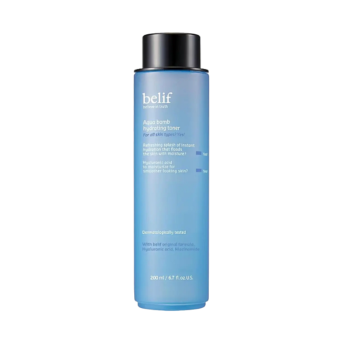 Toner de fata hidratant cu acid hialuronic si niacinamide Aqua Bomb Hydrating