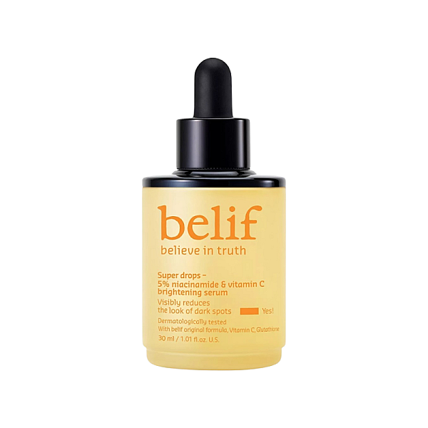 Ser de fata iluminator cu niacinamide si vitamina C Super Drops 5%