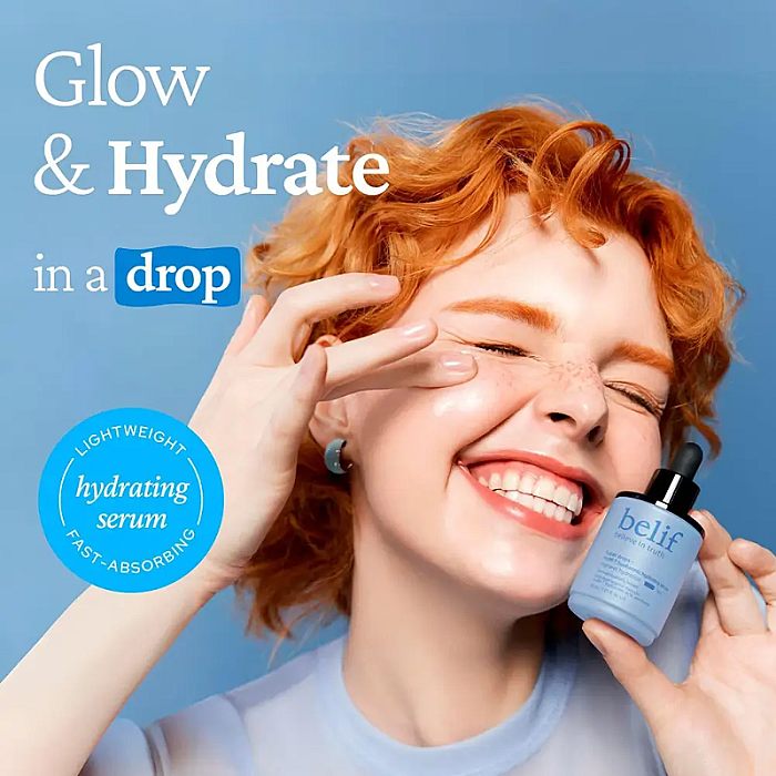 Ser de fata hidratant cu 7 tipuri de acid hialuronic Super Drops 7