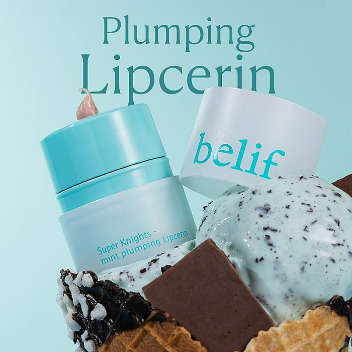 Balsam de buze cu efect de volum Super Knights Mint Plumper Lipcerin