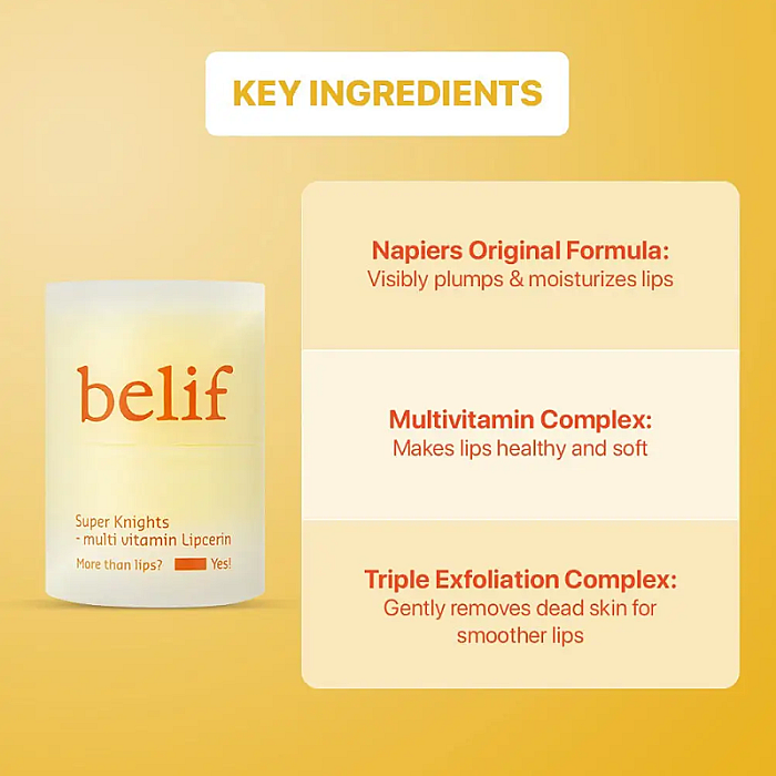 Balsam de buze cu multivitamine Super Knights Multivitamin Lipcerin