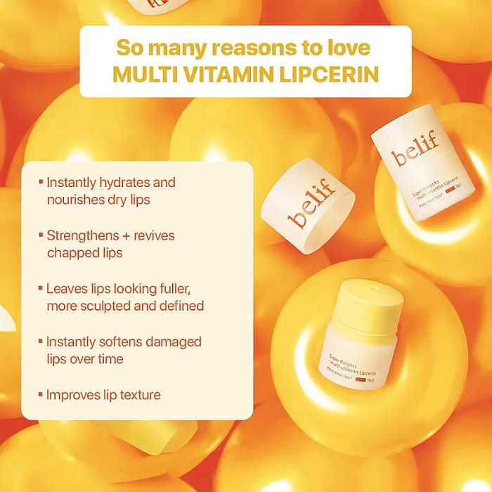 Balsam de buze cu multivitamine Super Knights Multivitamin Lipcerin