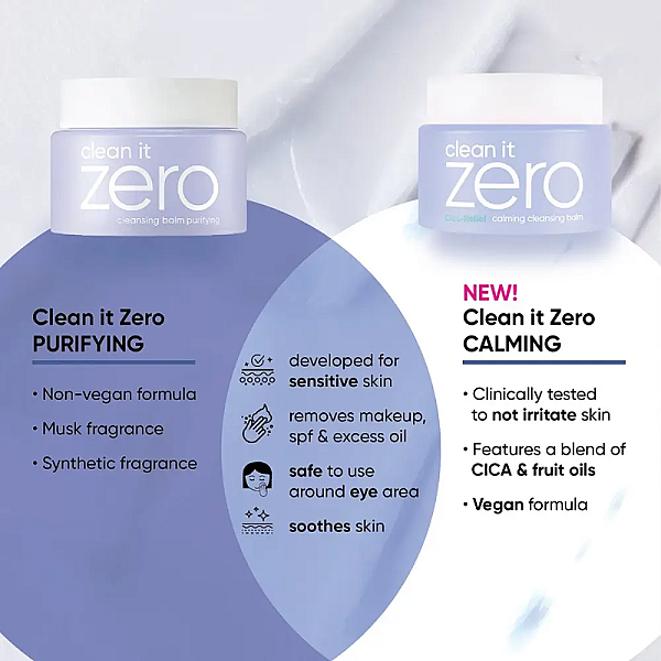 Balsam calmant pentru curatare si demachiere cu Centella Asiatica Clean It Zero Calming Balm