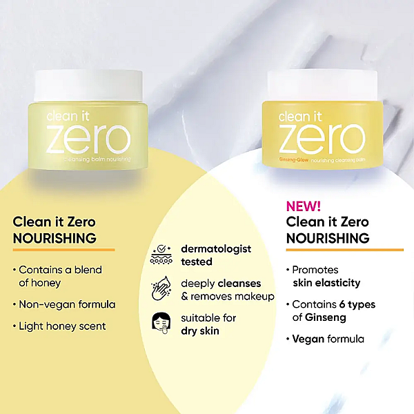 Balsam hranitor pentru curatare si demachiere cu ginseng Clean It Zero Nourishing Balm