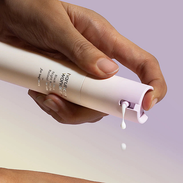 Ser de noapte cu retinol 0.08% pentru fermitate si hidratare Black Rice Night Knight Retinol Serum