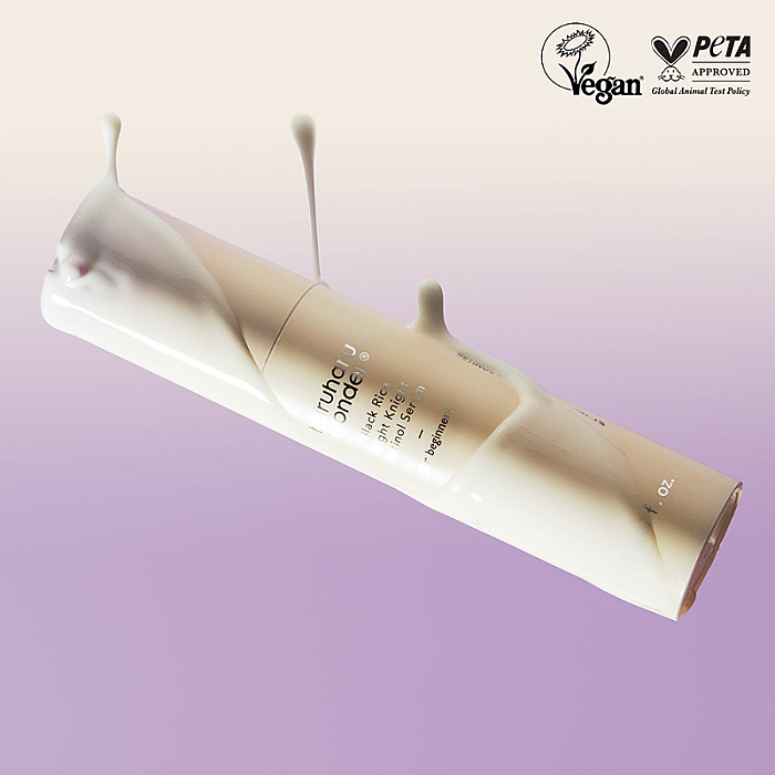 Ser de noapte cu retinol 0.08% pentru fermitate si hidratare Black Rice Night Knight Retinol Serum