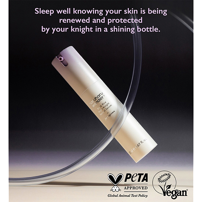 Ser de noapte cu retinol 0.08% pentru fermitate si hidratare Black Rice Night Knight Retinol Serum