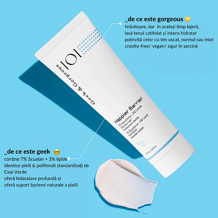 Crema hidratanta cu squalane 7% happier barrier