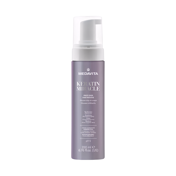 Spuma cu Keratina Anti-frizz Keratin Miracle Frizz Over Hair Mousse