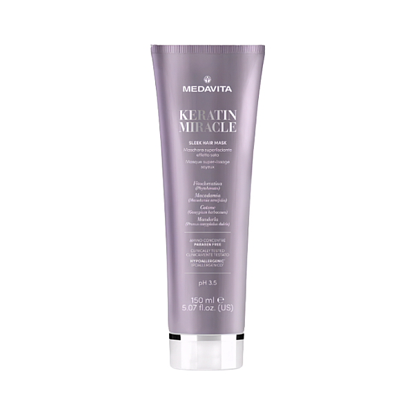 Masca cu Keratina Anti-frizz pentru netezire Keratin Miracle Sleek Hair Mask