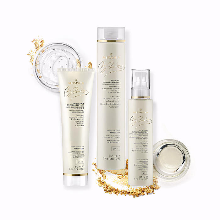 Sampon pentru blonduri calde cu Acid Hialuronic si Colagen Blondie Sunset Blonde Enhancing Shampoo