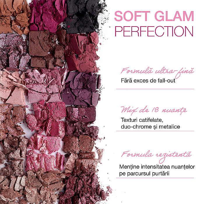 Paleta farduri 18 culori bridal palette