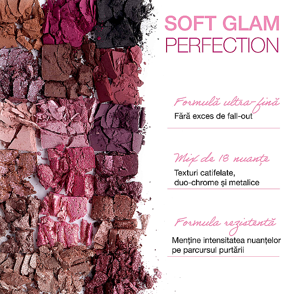Paleta farduri 18 culori bridal palette