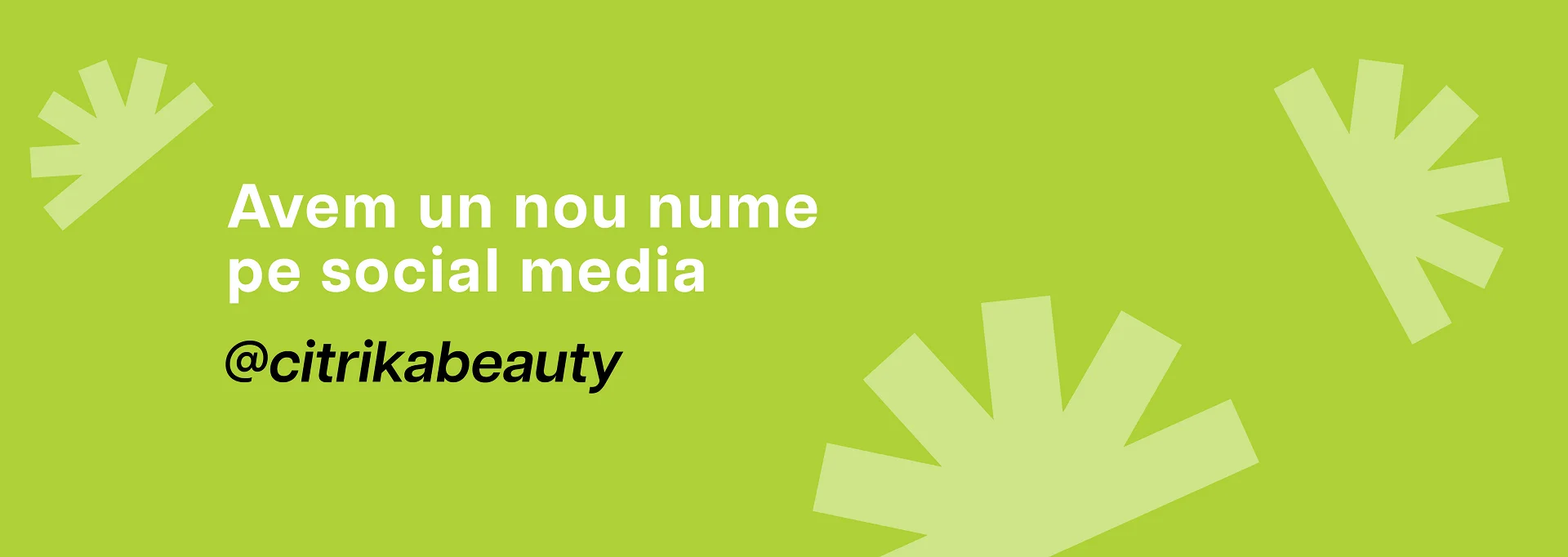 Primul pas catre noua noastra identitate: @salonprovider devine @citrikabeauty