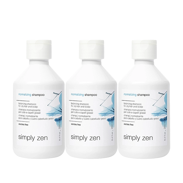 Pachet 3 x sampon pentru scalp si par gras normalizing 250ml